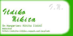 ildiko mikita business card